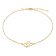 trendor 15963 Ankle Chain 925 Silver Gold Plated Image 2