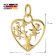 trendor 15980 Pendant Tree Of Life 333/8K Gold with Gold-Plated Silver Chain Image 5