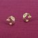 trendor 15987 Ladies' Earrings Half Hoops 925 Silver Gold-Plated ⌀ 15 mm Image 3