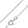 trendor 68000-01 Necklace With Month Flower January 925 Sterling Silver Image 4