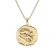 trendor 68002-01 Necklace With Month Flower January 925 Silver Gold Plated Image 1