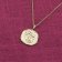 trendor 68002-01 Necklace With Month Flower January 925 Silver Gold Plated Image 3