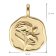 trendor 68002-01 Necklace With Month Flower January 925 Silver Gold Plated Image 6