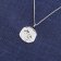 trendor 68000-02 Necklace With Month Flower February 925 Sterling Silver Image 4