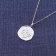 trendor 68000-04 Necklace With Month Flower April 925 Sterling Silver Image 3