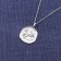 trendor 68000-07 Necklace With Month Flower July 925 Sterling Silver Image 3