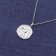 trendor 68000-10 Necklace With Month Flower October 925 Sterling Silver Image 3