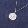 trendor 68000-11 Necklace With Month Flower November 925 Sterling Silver Image 3