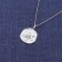 trendor 68000-12 Necklace With Month Flower December 925 Sterling Silver Image 3