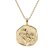 trendor 68002-02 Necklace With Month Flower February 925 Silver Gold Plated Image 1