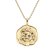 trendor 68002-03 Necklace With Month Flower March 925 Silver Gold Plated Image 1