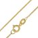 trendor 68002-03 Halskette mit Monatsblume März 925 Silber Vergoldet Bild 4