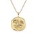 trendor 68002-04 Necklace With Month Flower April 925 Silver Gold Plated Image 1
