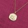 trendor 68002-05 Necklace With Month Flower May 925 Silver Gold Plated Image 3