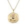 trendor 68002-06 Necklace With Month Flower June 925 Silver Gold Plated Image 1