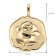 trendor 68002-06 Necklace With Month Flower June 925 Silver Gold Plated Image 6