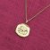 trendor 68002-07 Necklace With Month Flower July 925 Silver Gold Plated Image 3