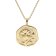 trendor 68002-09 Necklace With Month Flower September 925 Silver Gold Plated Image 1