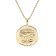 trendor 68002-11 Necklace With Month Flower November 925 Silver Gold Plated Image 1