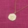 trendor 68002-11 Necklace With Month Flower November 925 Silver Gold Plated Image 3