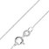 trendor 68058 Fine Anchor Chain Necklace White Gold 333 / 8K Width 0.8 mm Image 1