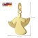 trendor 68048 Angel Pendant 375 / 9K Gold With Gold-Plated Silver Chain Image 5