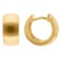 trendor 68076 Women's Hoop Earrings 925 Gold Plated Silver Ø 15 mm Image 2