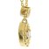 trendor 68145 Women's Necklace 333 Yellow Gold with Cubic Zirconia Image 2