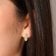 trendor 68146 Women's Dangle Earrings 333 Gold with Cubic Zirconia Image 4