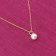 trendor 68156 Women's Necklace With Pearl Gold-Plated 925 Silver 45 cm Image 2