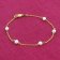 trendor 68155 Damen-Armband mit Perlen 925 Silber Vergoldet 19 cm Bild 2