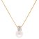trendor 68153 Women's Necklace Gold-Plated Silver With Pearl/Cubic Zirconia Image 1