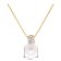 trendor 68153 Women's Necklace Gold-Plated Silver With Pearl/Cubic Zirconia Image 5