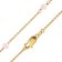 trendor 68154 Ladies' Necklace With Pearls 925 Silver Gold-Plated 45 cm Image 3
