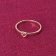 trendor 41539 Women's Ring 333/8K Gold Heart With Red Cubic Zirconia Image 3
