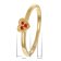 trendor 41539 Women's Ring 333/8K Gold Heart With Red Cubic Zirconia Image 5