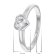 trendor 41560 Ladies' Ring White Gold 333/8K With Cubic Zirconia Heart Image 5