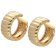 trendor 68191 Women's Hoop Earrings Gold-Plated 925 Silver 16 mm 1