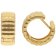 trendor 68191 Women's Hoop Earrings Gold-Plated 925 Silver 16 mm 2