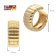 trendor 68191 Women's Hoop Earrings Gold-Plated 925 Silver 16 mm 4