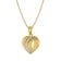 trendor 68202 Damen Herz-Anhänger Gold 333 Bicolor mit vergoldeter Silberkette 1