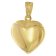 trendor 68202 Damen Herz-Anhänger Gold 333 Bicolor mit vergoldeter Silberkette 2