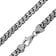 trendor 68204 Herren-Armband 925 Silber Oxydiert Fuchsschwanzkette 5,1 mm 3