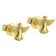 trendor 68207 Children's Stud Earrings Angel Gold 585 / 14K 2