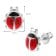 trendor 68345 Children's Stud Earrings Beetle Silver 925 6