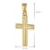 trendor 68420 Kreuz-Anhänger Gold 333 mit goldplattierter Silberkette 6