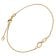trendor 68485 Damen-Armband Unendlichkeit Gold 333/8K 19 cm 1