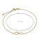 trendor 68485 Damen-Armband Unendlichkeit Gold 333/8K 19 cm 6