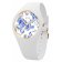Ice-Watch 019226 Armbanduhr ICE Blue S Porzellanweiß mit Blumen Bild 1