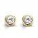 Ti Sento 7597ZY Ladies' Stud Earrings Gold-Plated Silver Image 2